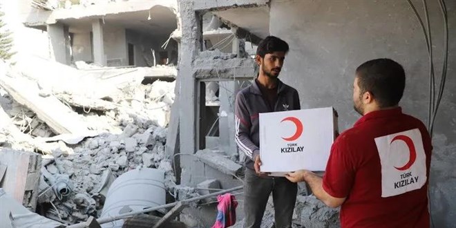 Gazze’ye en çok yardım Türkiye’den